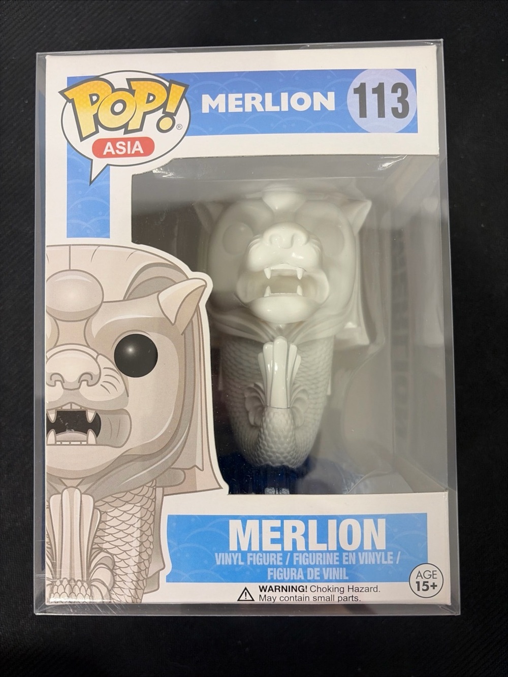 Funko Pop! Asia Merlion #113 Singapore Landmark Vinyl Figure Vaulted